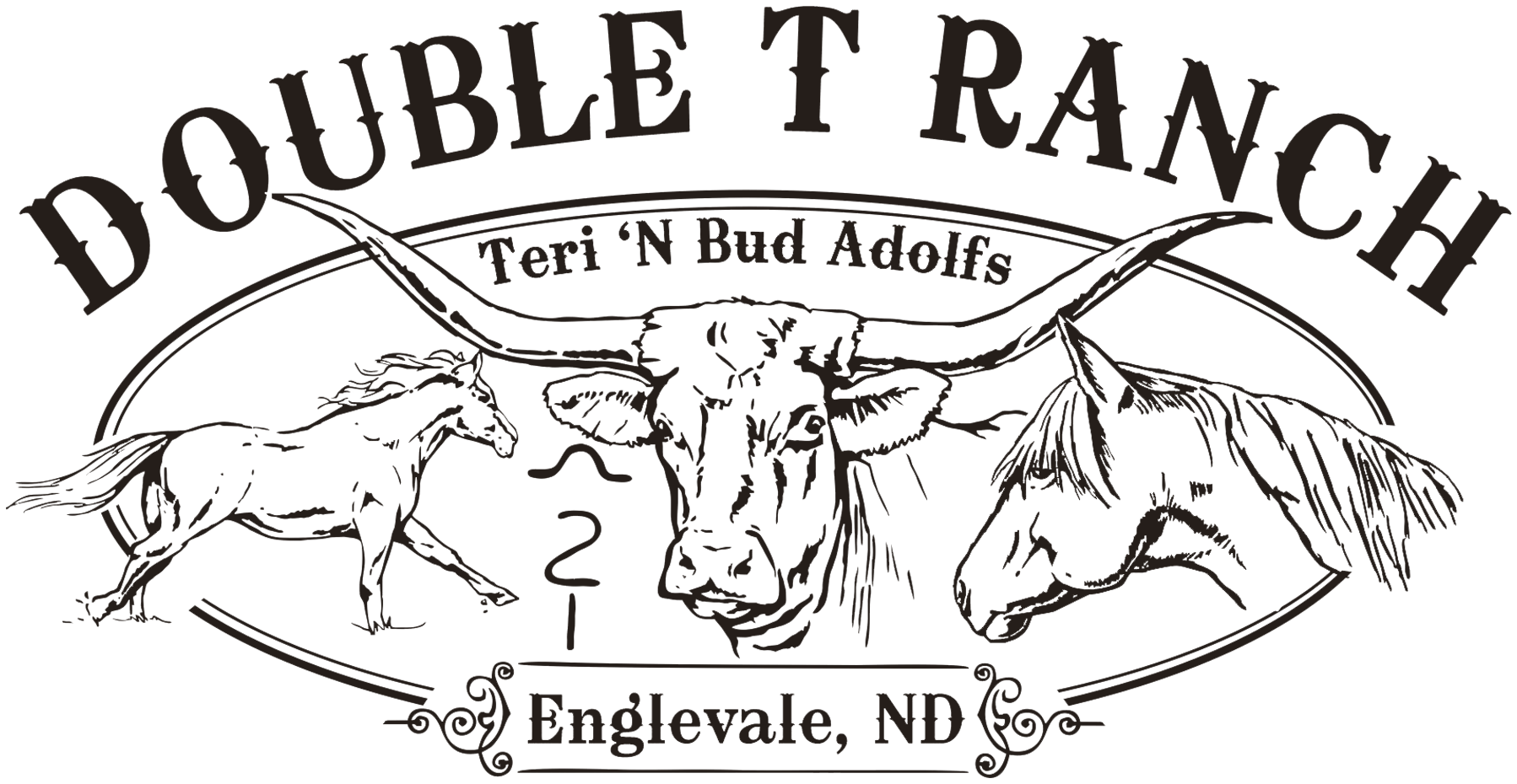Double T Ranch logo